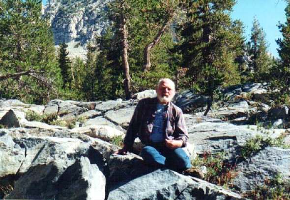 Patrick at the first Graveyard Lake