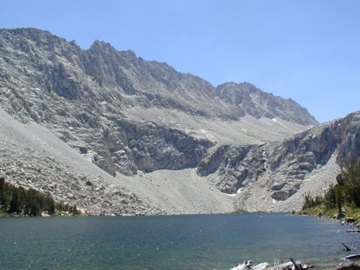 Fourth Recess Lake in the John Muir Wilderness