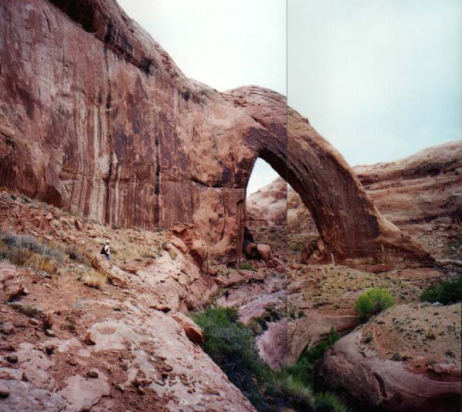 Broken Bow Arch- discovered by white men in the 20th Century. Named Broken Bow because a broken bow was found under the arch.