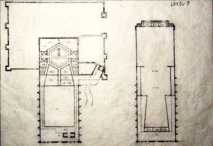 The third level is rises above the garden