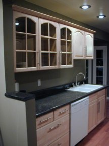 photo of kitchen installation