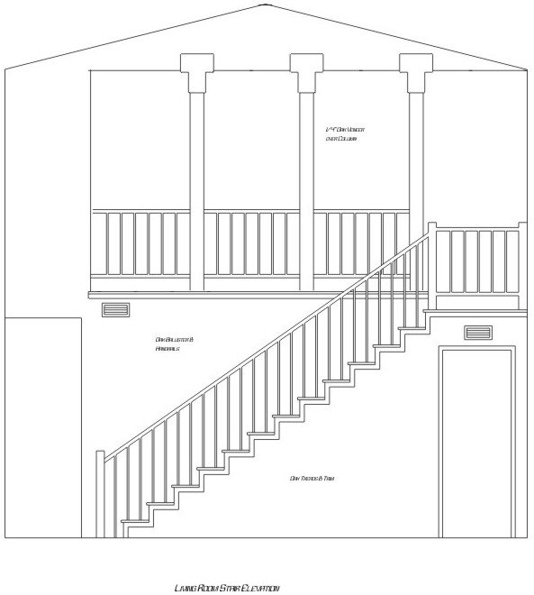 Stair Detail and Elevation