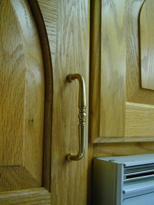 Kitchen cabinet detail