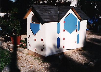 The Cathouse a.k.a. the Kitten Cubbyhole, the Kitty Kastle(Castle), the Mouser Mansion, the Feline Fort, the Cat Clubhouse, the Pussy Palace, or possibly the Lynx's Lair, Lion's Den, Ocelot's Outhouse (maybe I have gone too far?)