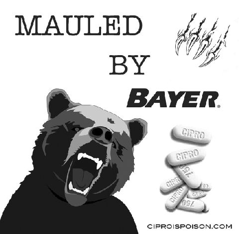 mauled by bayer cipro