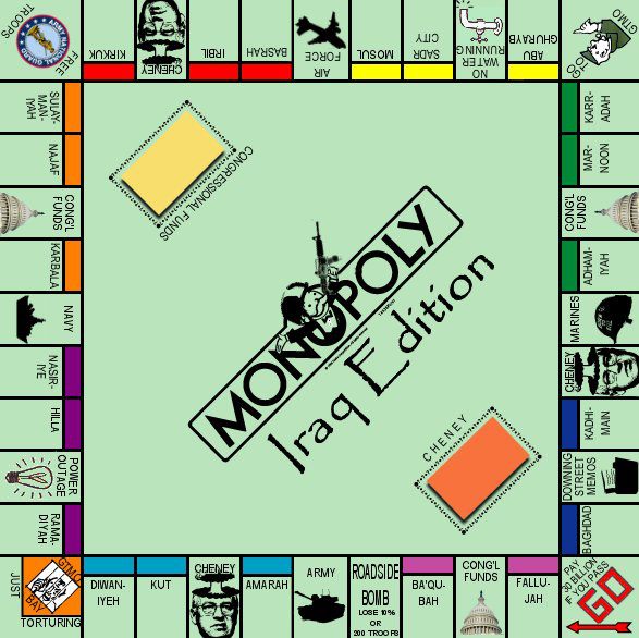 Iraq edition monopoly
