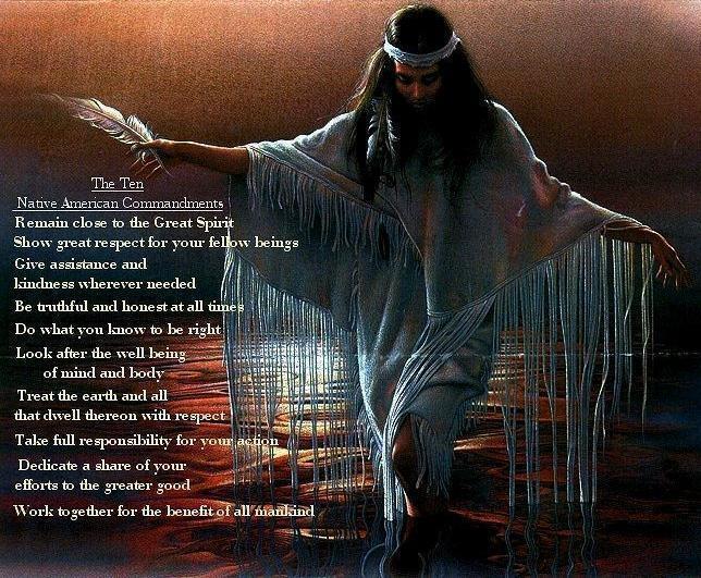 Native American Commandments