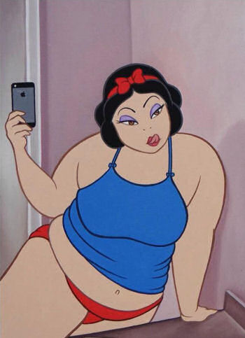 snow white after eating the Monsanto GMO apples 