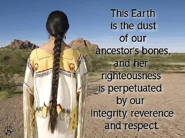 dust of our ancestors bones