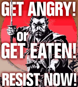 resist or get eaten !