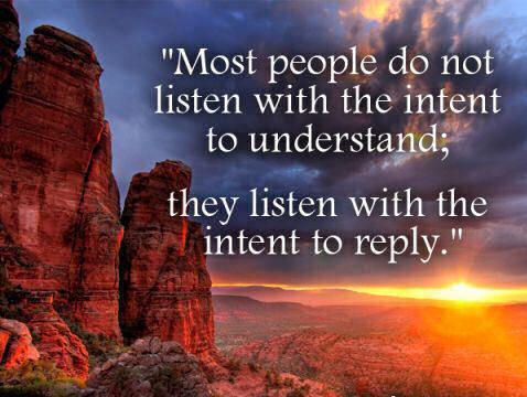 listen to understand