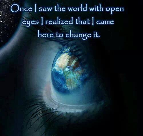 open eyes