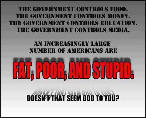 fat, poor and stupid 