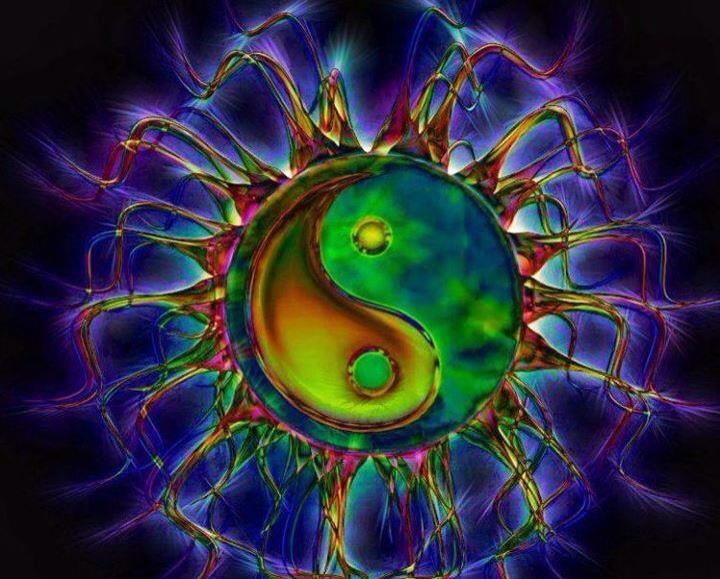 electric rainbow yin yang