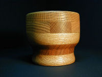 laminated oak wood bowl